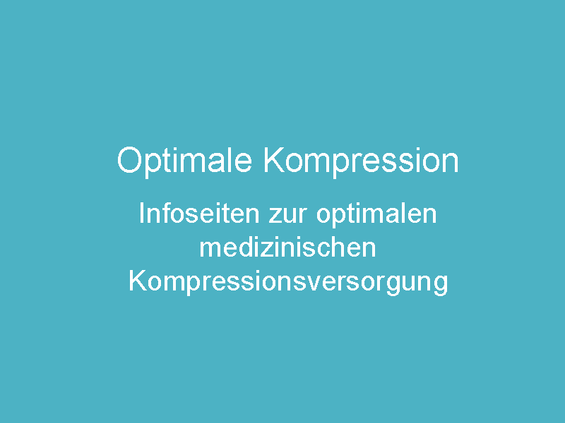 Webseite mit allen Infos zur optimalen Kompressionsversorgung beim Lymphödem/Lipödem